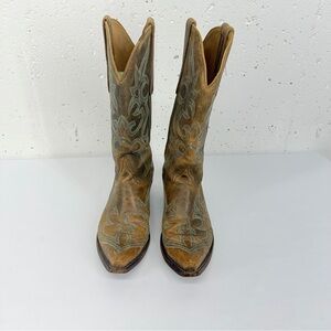 Old Gringo Women’s Size 8.5 Brown Embroidered Distressed Leather Cowboy Boots